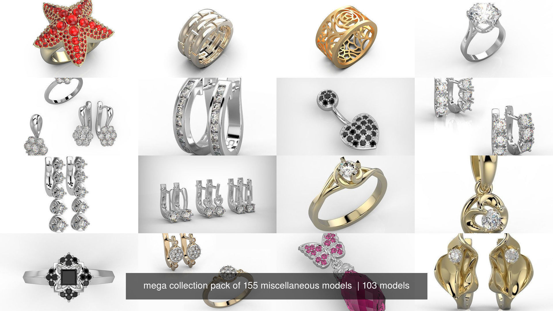 mega collection pack of 155 miscellaneous models  _53