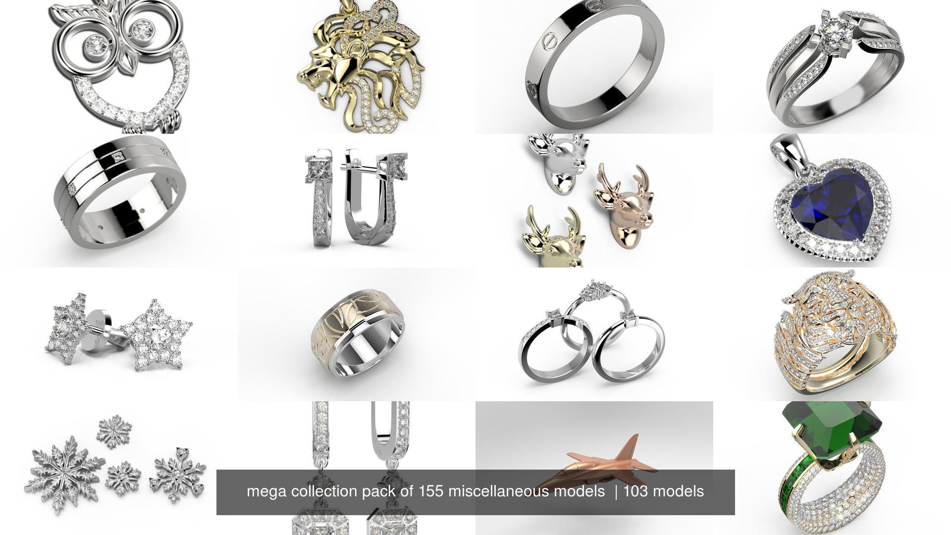 mega collection pack of 155 miscellaneous models  _25