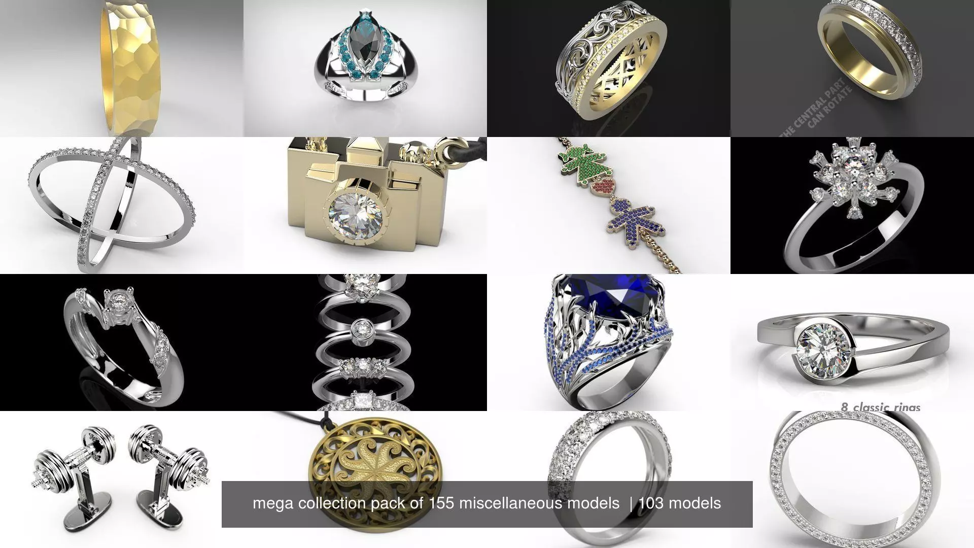 mega collection pack of 155 miscellaneous models  _2