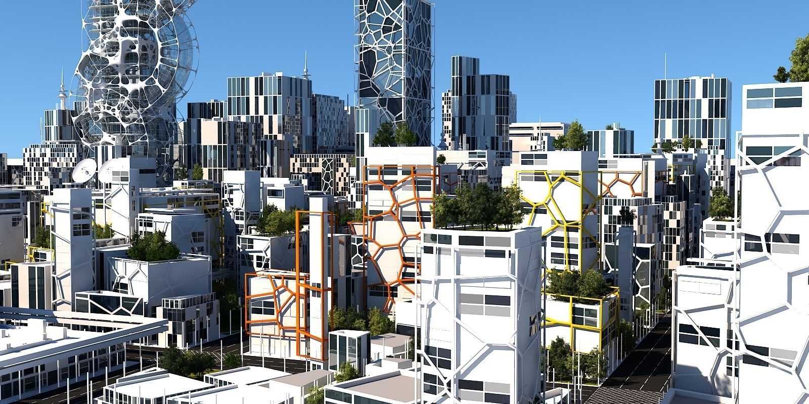 Future City B 1 3D model_23