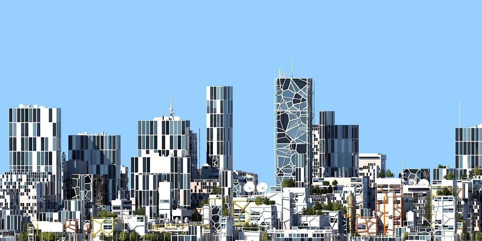 Future City B 1 3D model_20