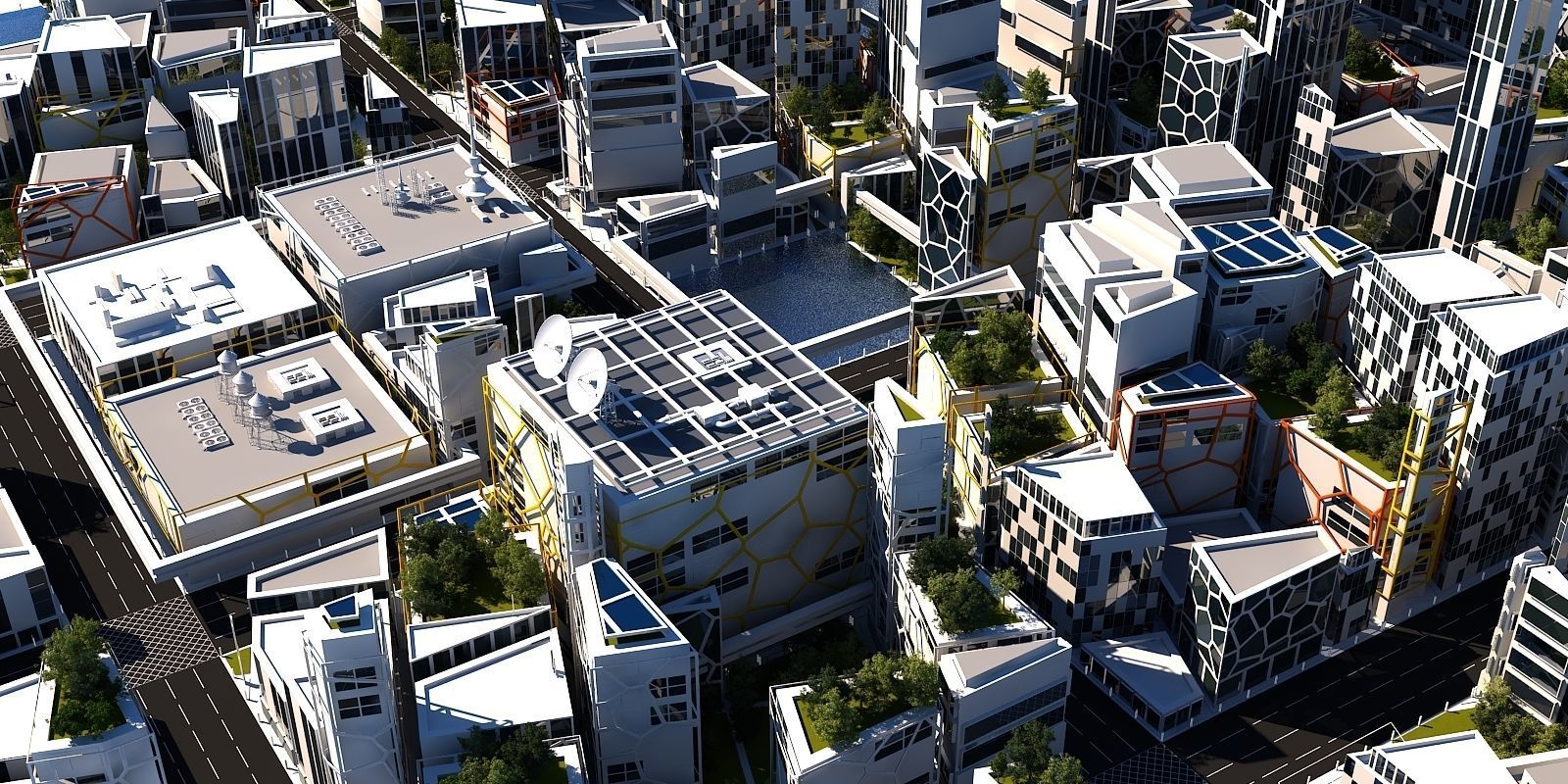 Future City B 1 3D model_4