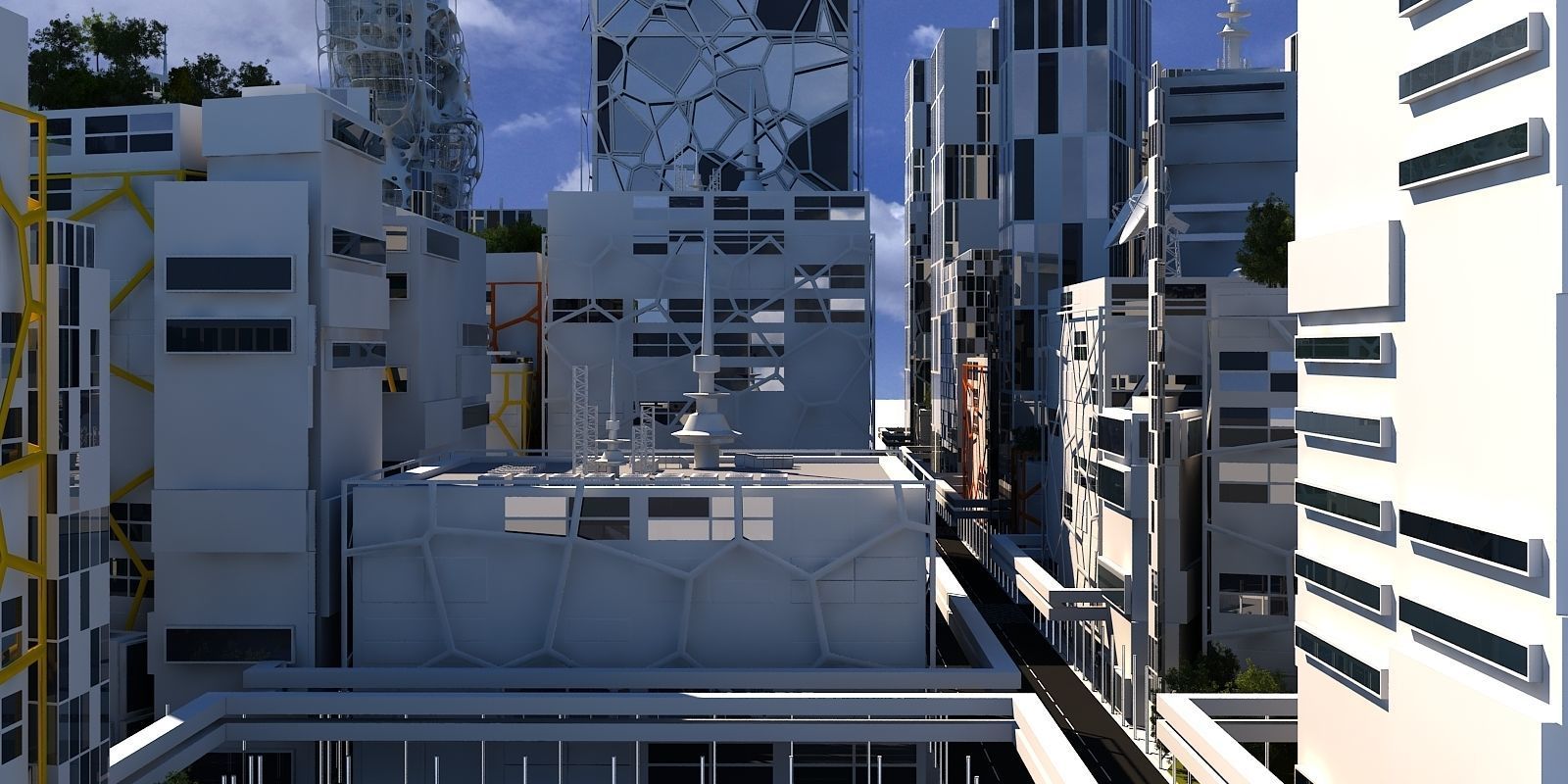 Future City B 1 3D model_13