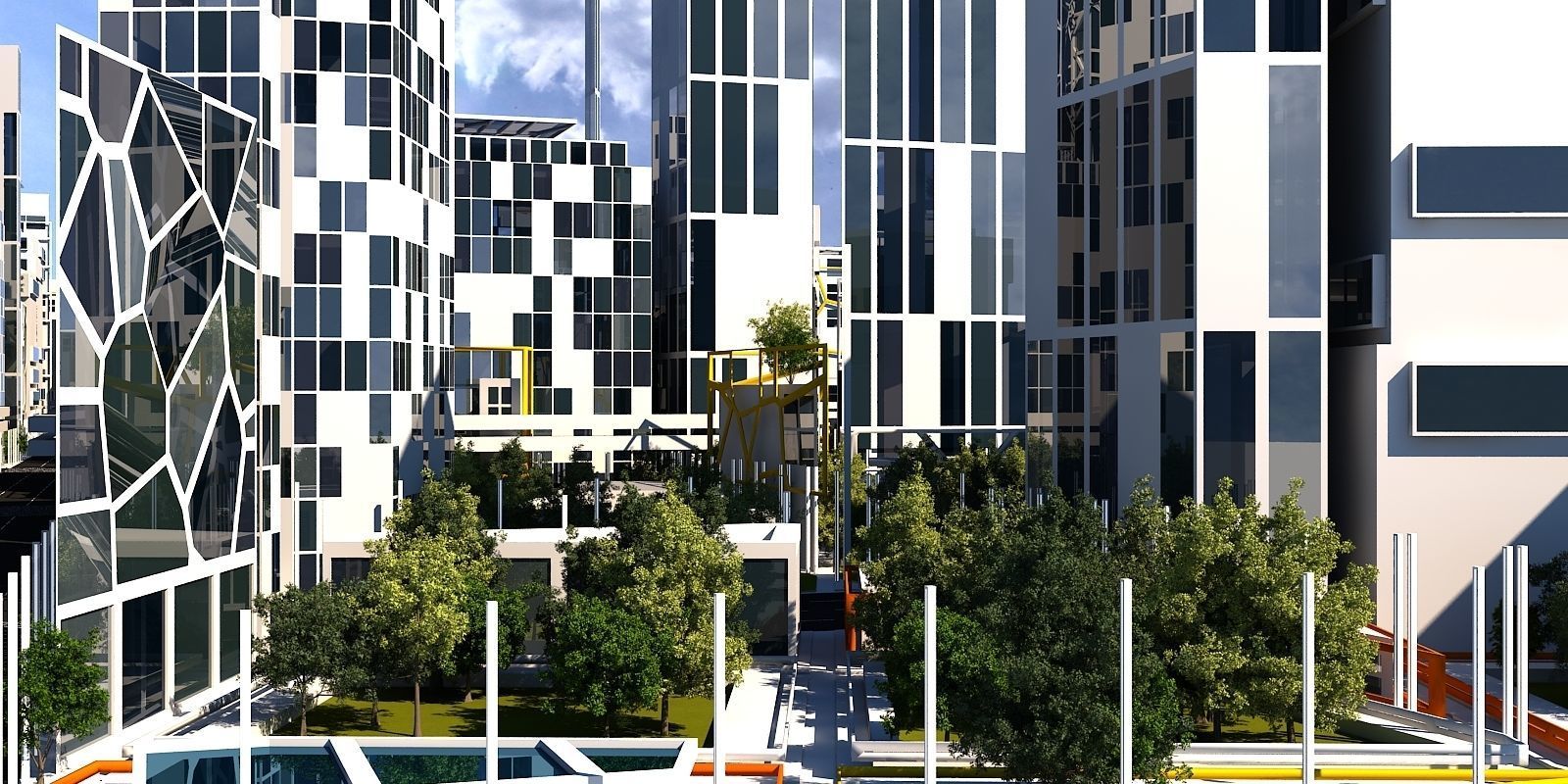 Future City B 1 3D model_19