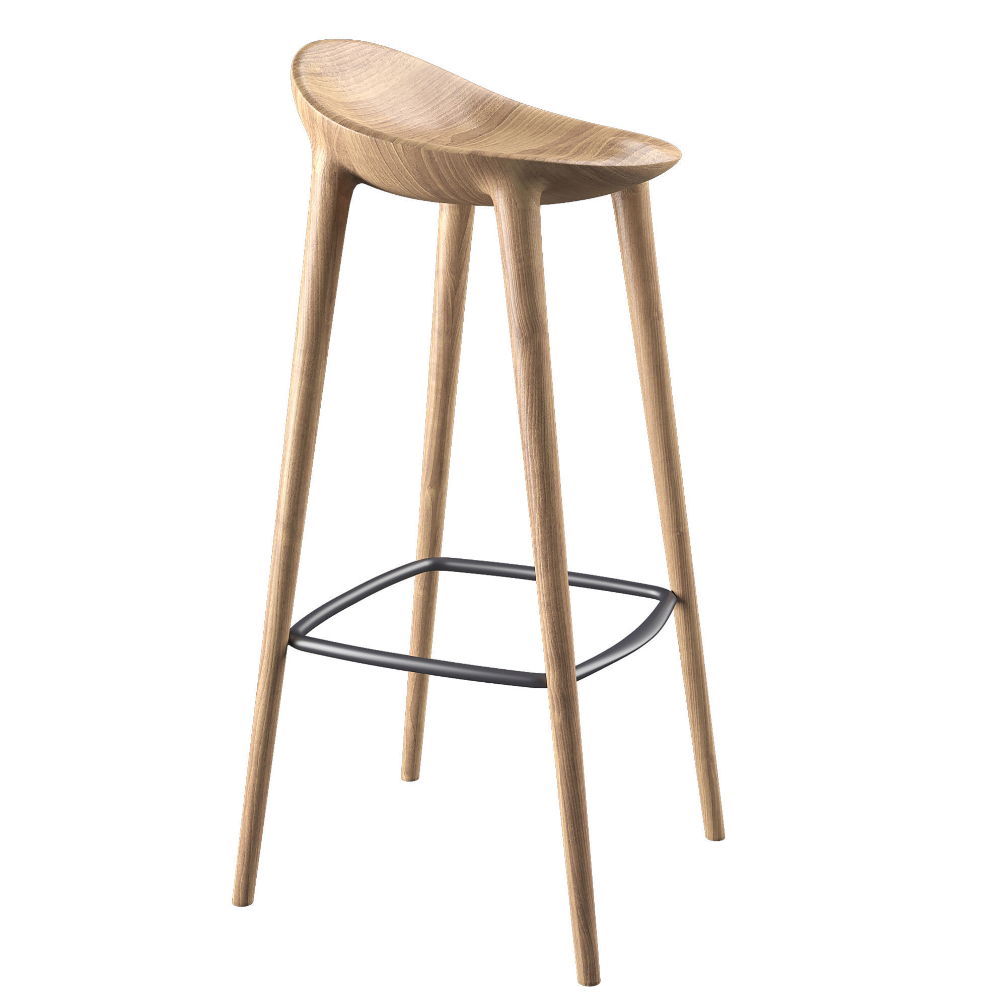 Bar Stool by Inoda and sveje 3D model_5