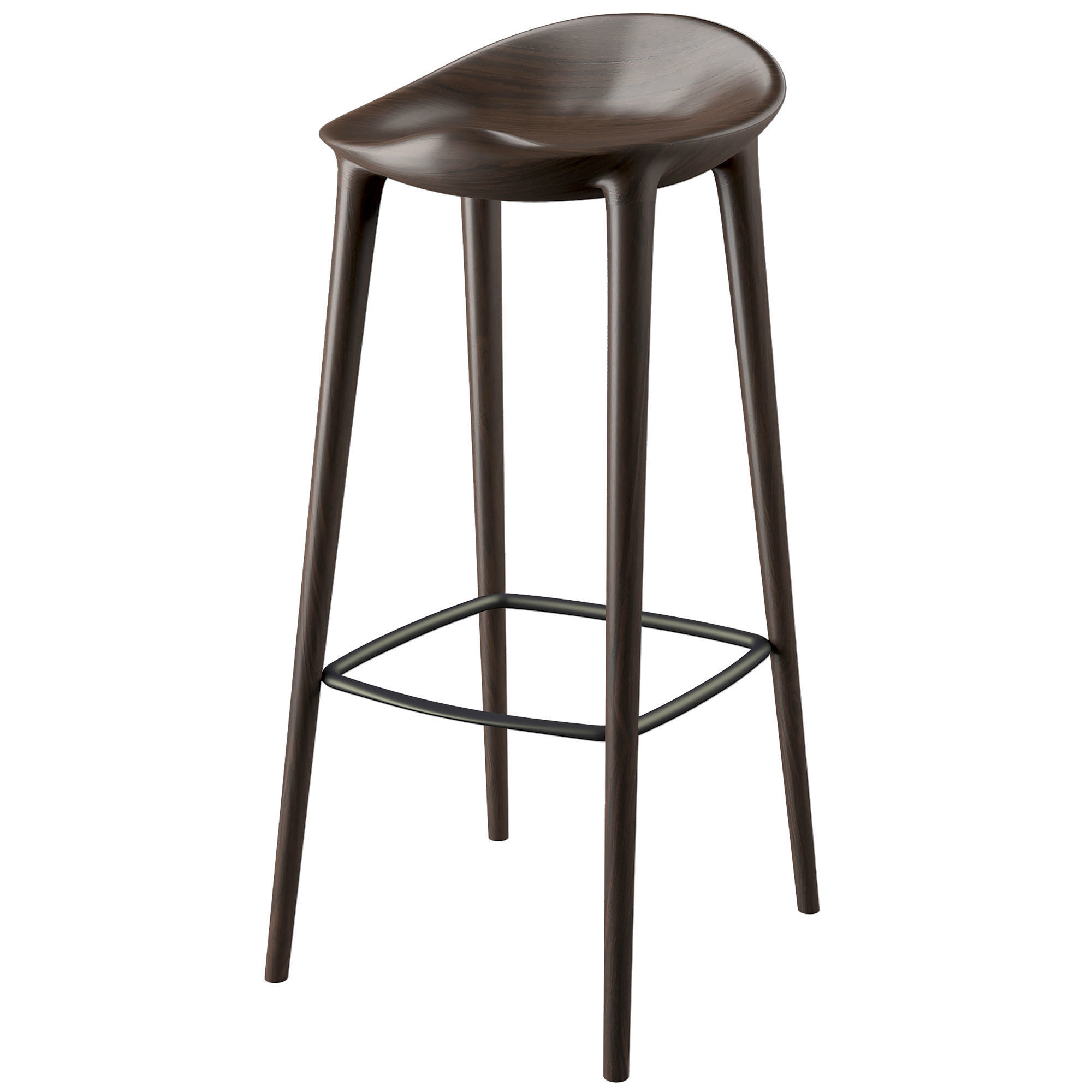 Bar Stool by Inoda and sveje 3D model_6