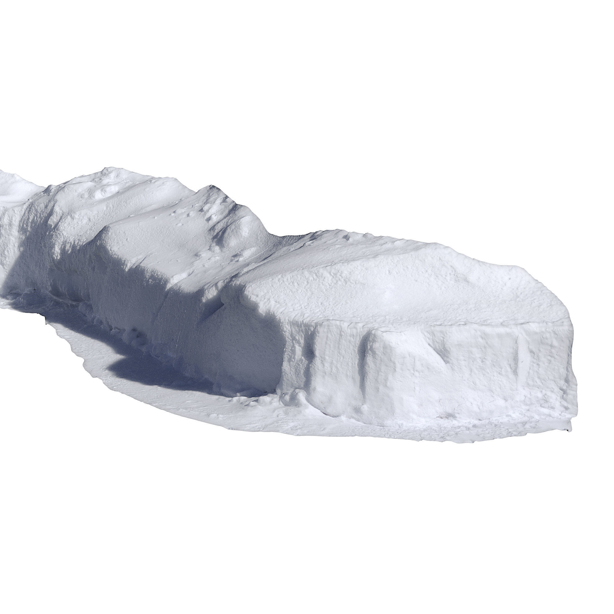 Snow  fence  3D model_2