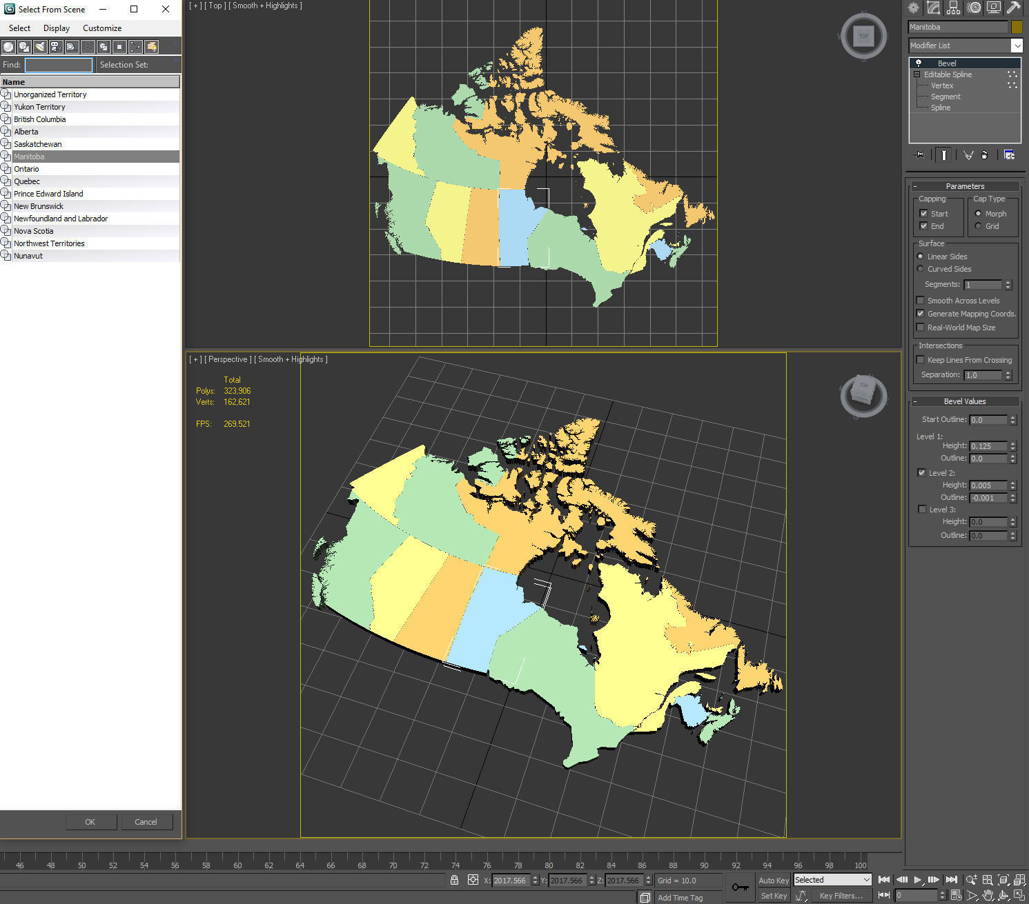 Map of Canada 3D model_5