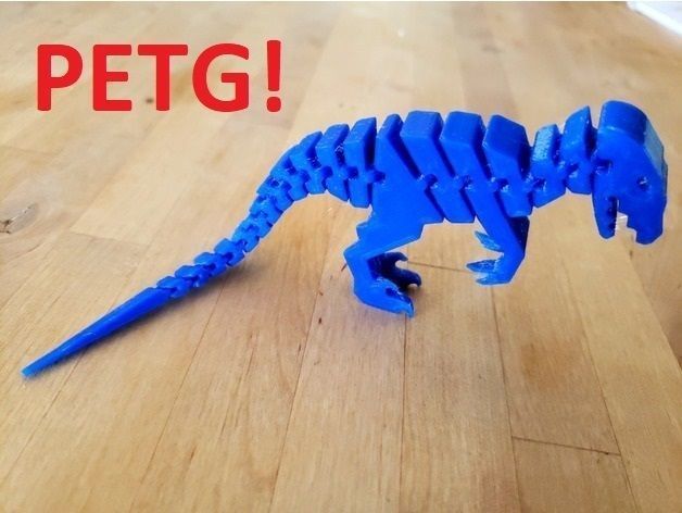 Raptor tyrannosaurus rex magnet 3D model_14