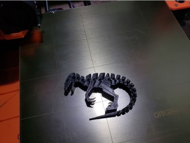 Raptor tyrannosaurus rex magnet 3D model_13