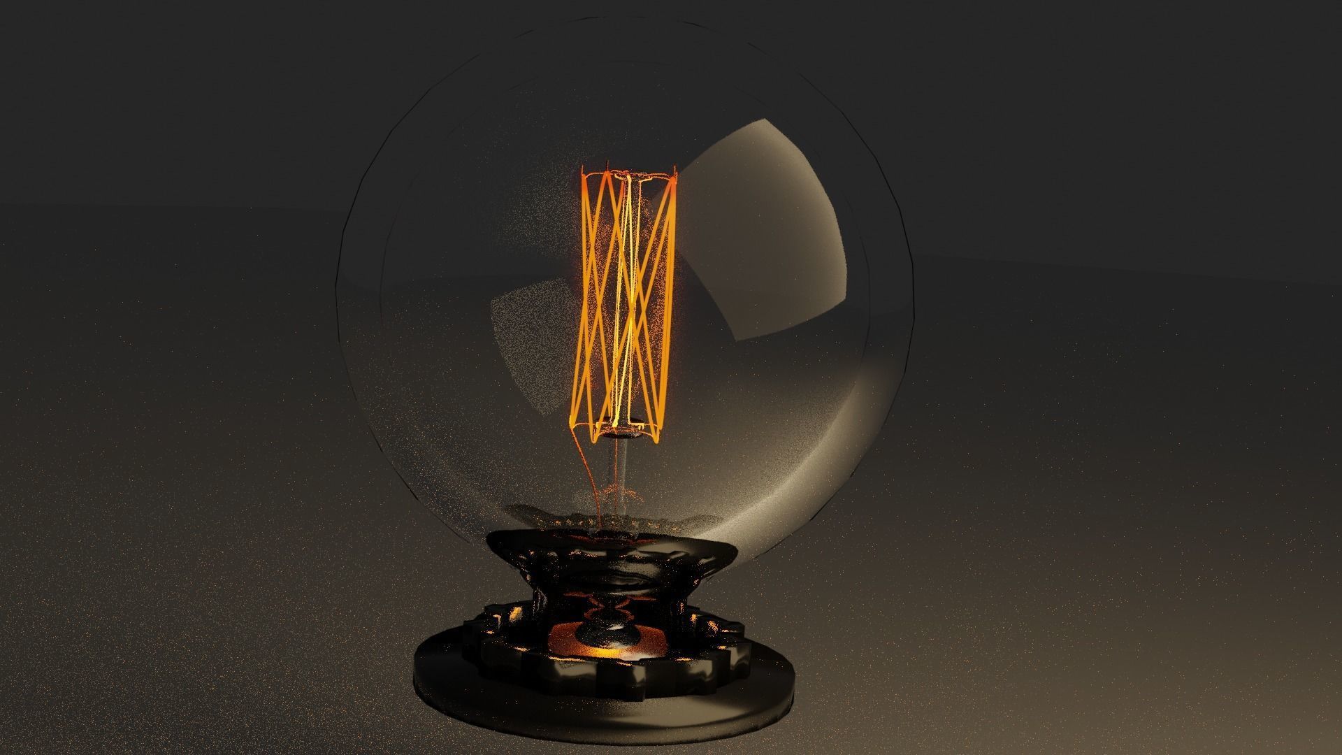 Desk Lamp 3D model_1