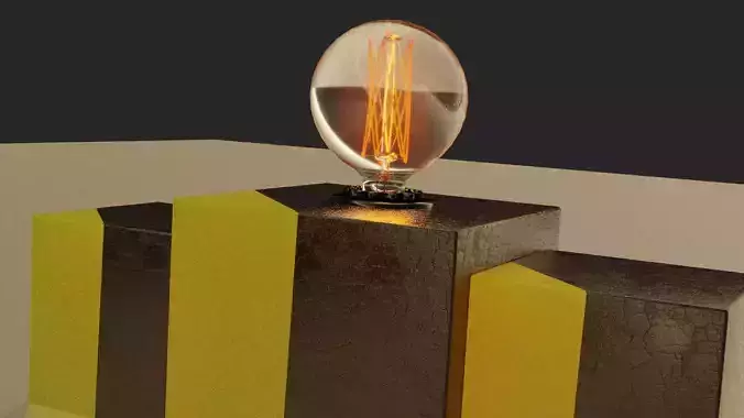 Desk Lamp 3D model