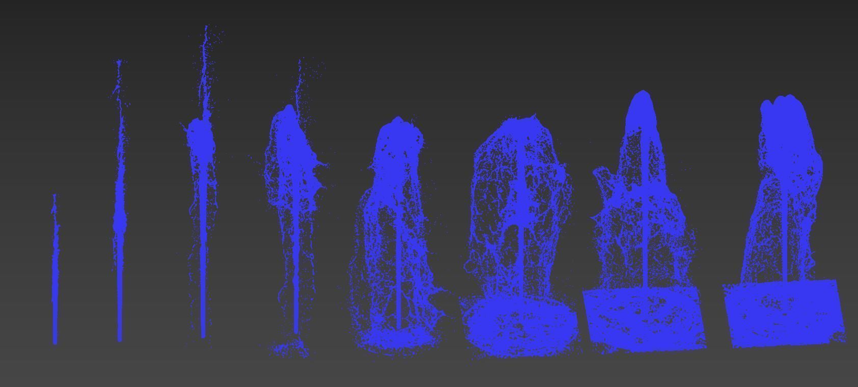 Water Jet Exterior Fountains Pack 3 3D model_10