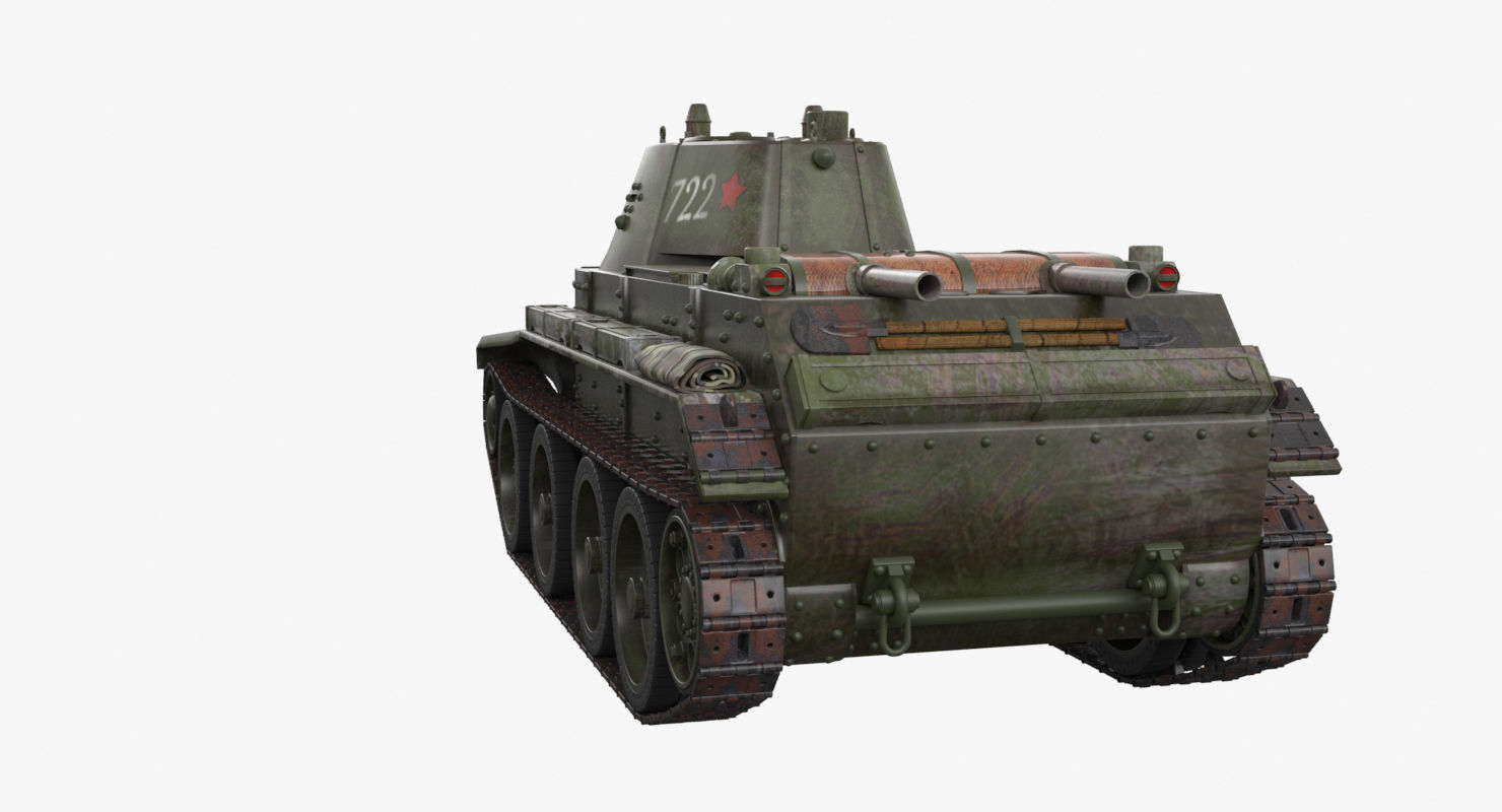Tank BT 7 Arnold 3D model_48