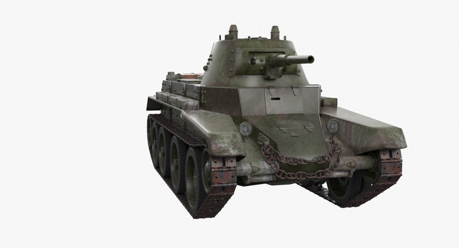Tank BT 7 Arnold 3D model_30