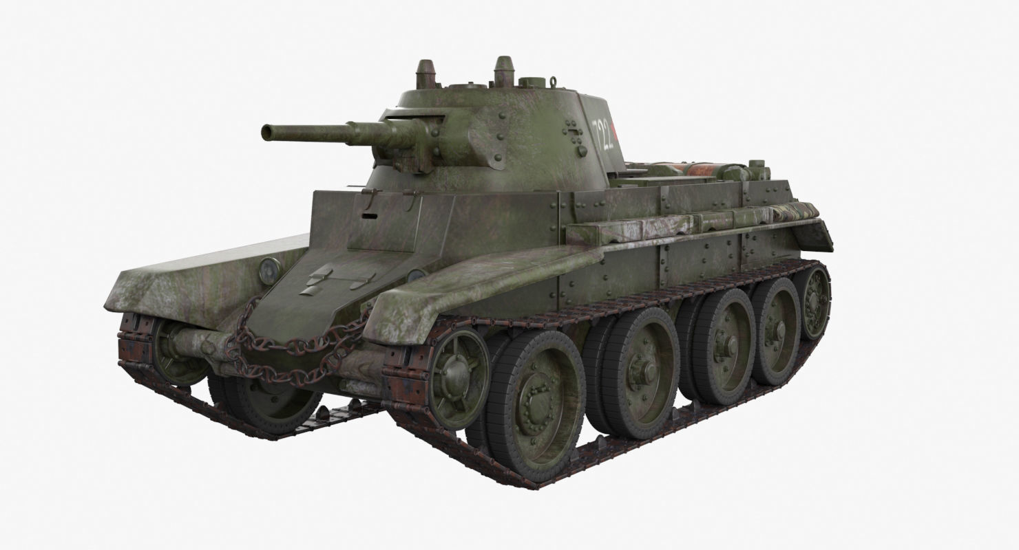 Tank BT 7 Arnold 3D model_25