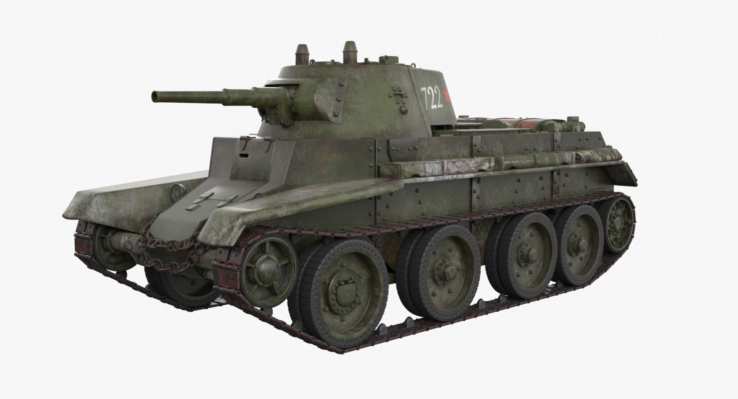 Tank BT 7 Arnold 3D model_24