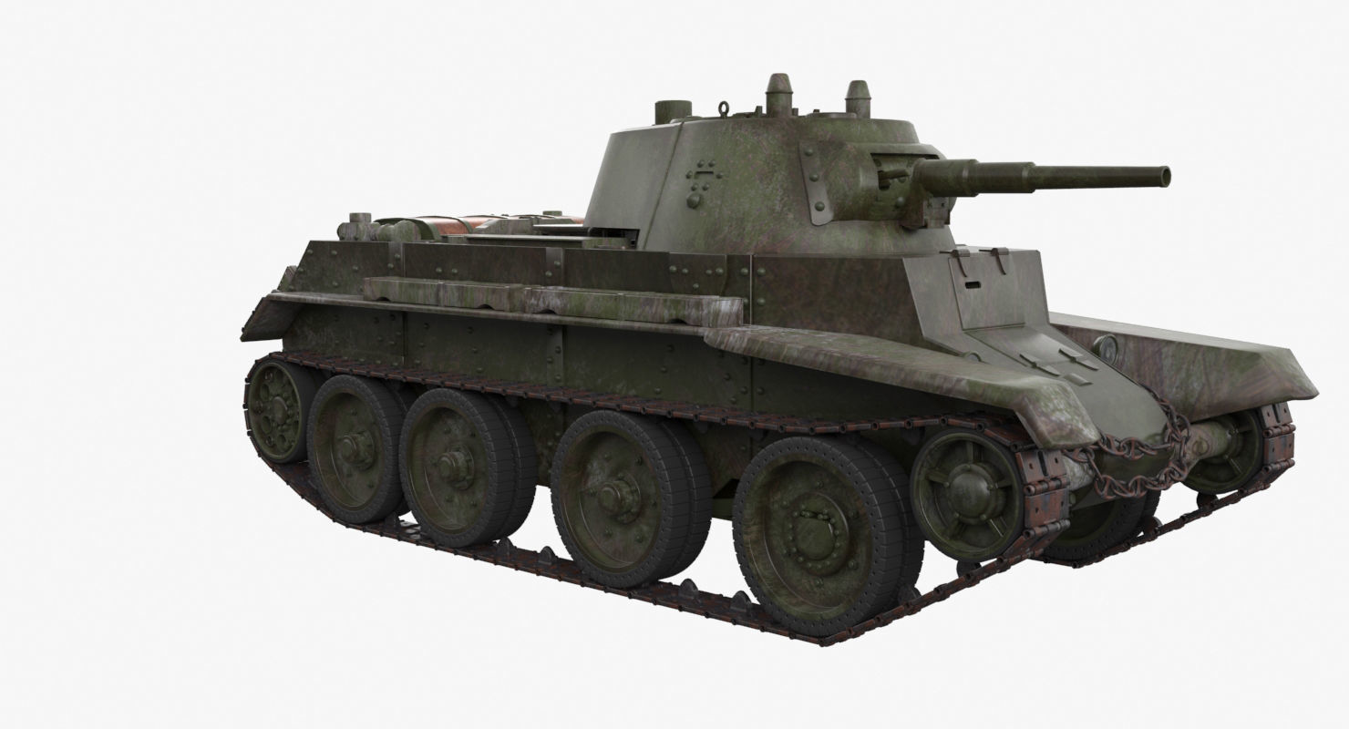 Tank BT 7 Arnold 3D model_33