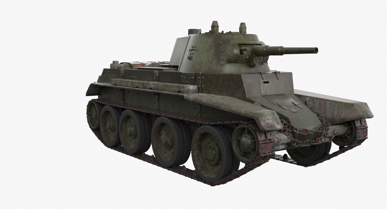Tank BT 7 Arnold 3D model_32