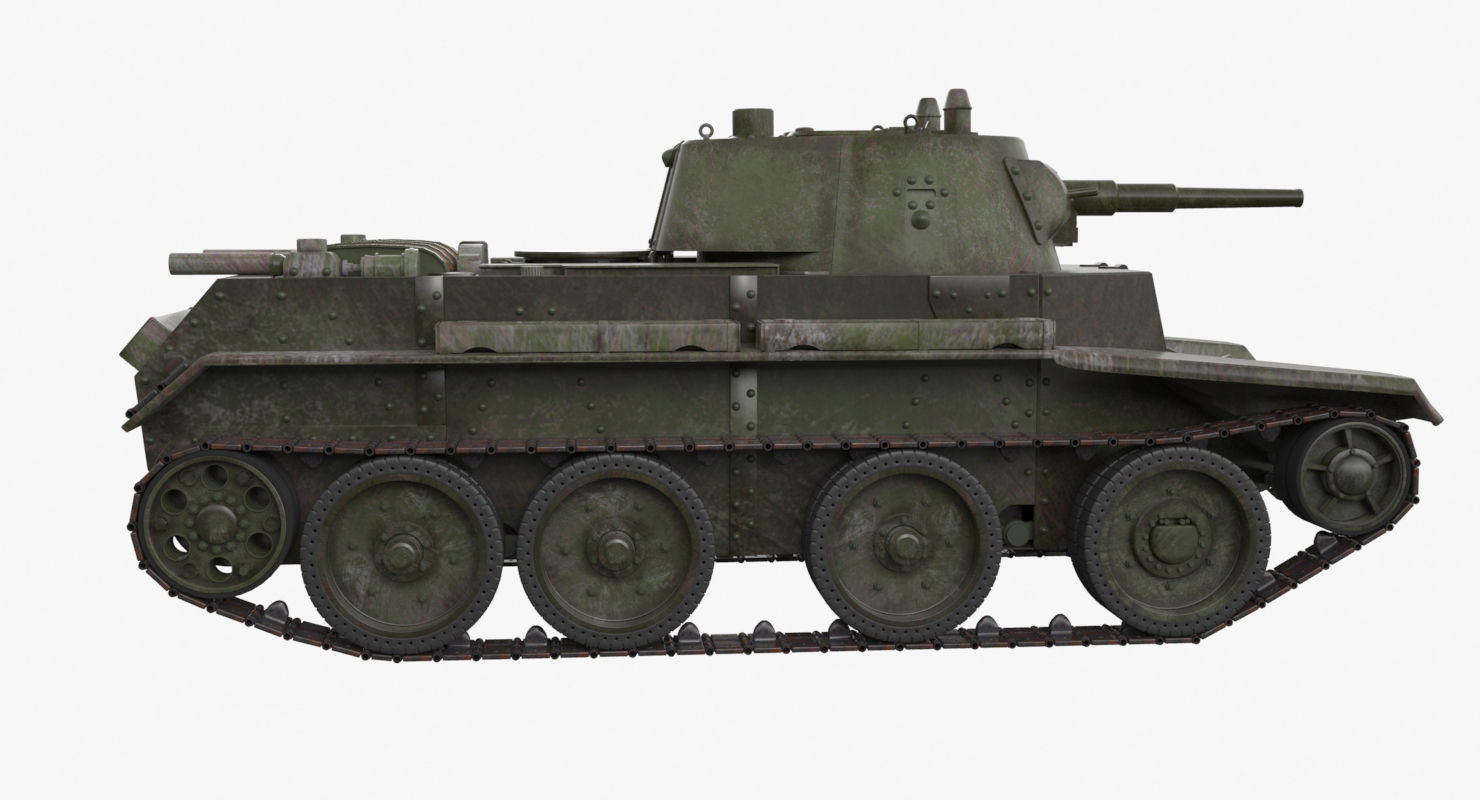 Tank BT 7 Arnold 3D model_38