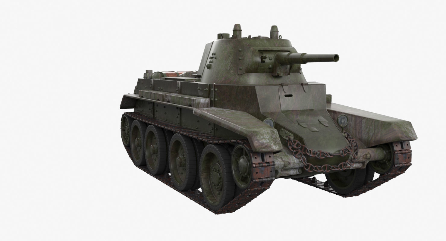 Tank BT 7 Arnold 3D model_31