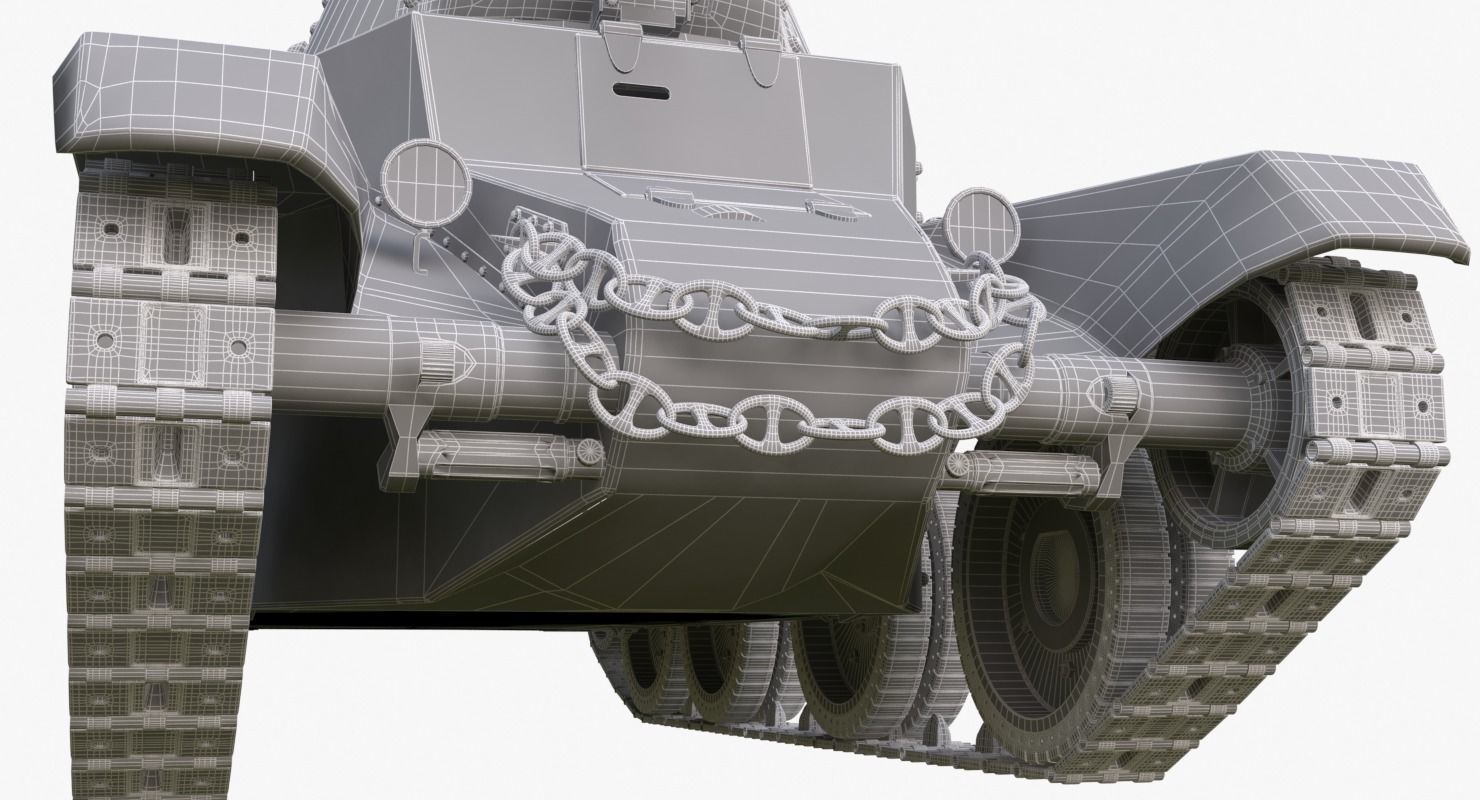 Tank BT 7 Arnold 3D model_21