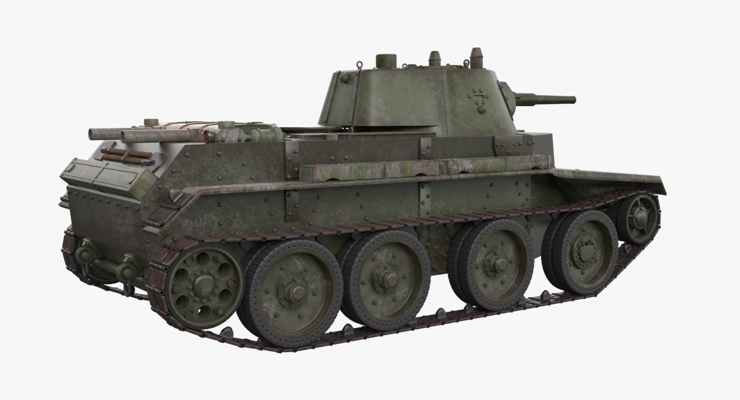 Tank BT 7 Arnold 3D model_41