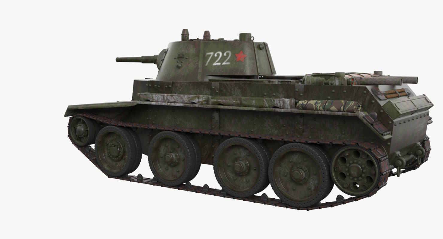 Tank BT 7 Arnold 3D model_52