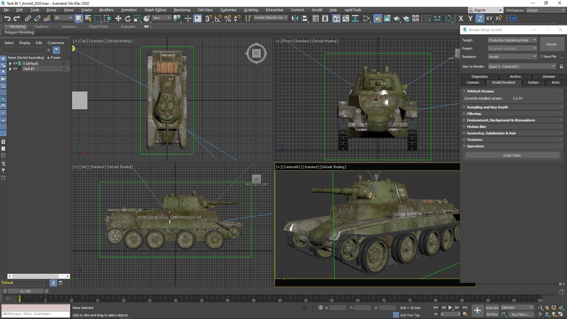 Tank BT 7 Arnold 3D model_16