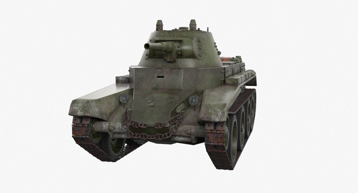 Tank BT 7 Arnold 3D model_27