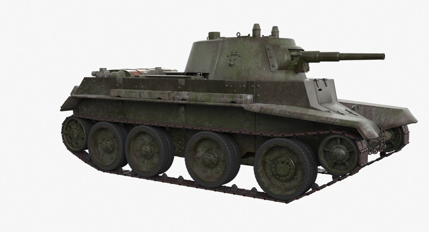 Tank BT 7 Arnold 3D model_34