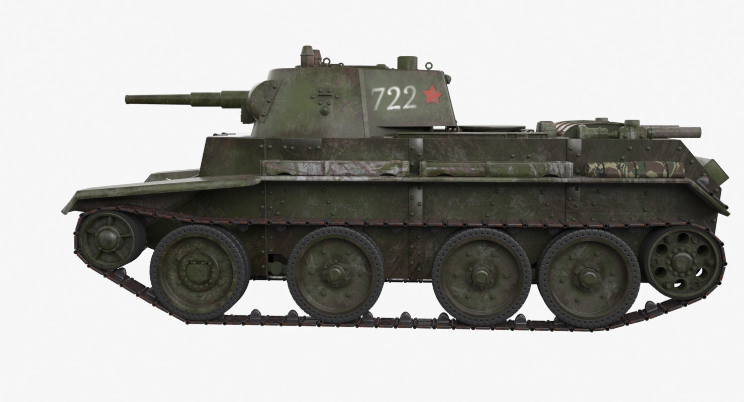 Tank BT 7 Arnold 3D model_55