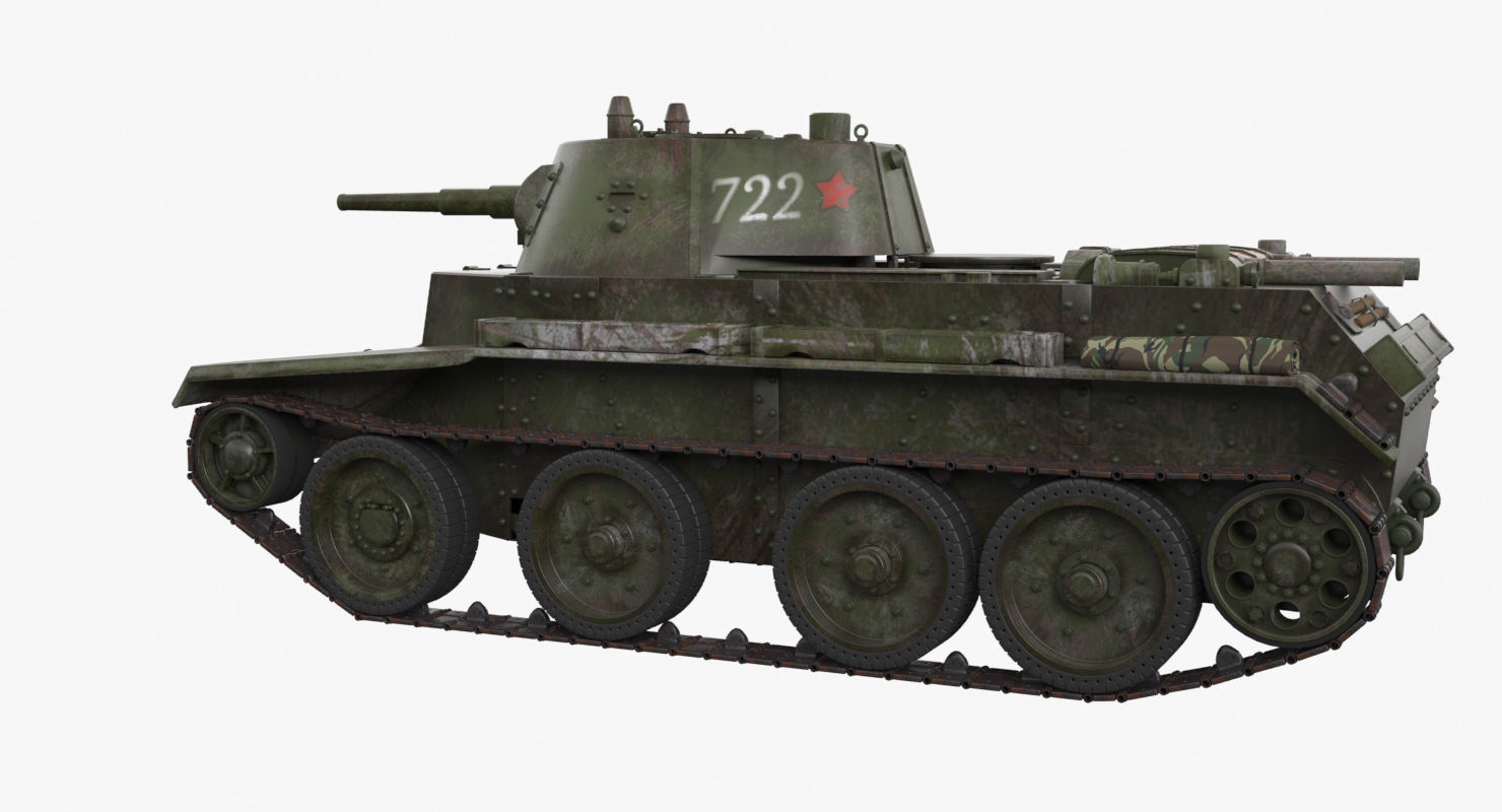Tank BT 7 Arnold 3D model_53