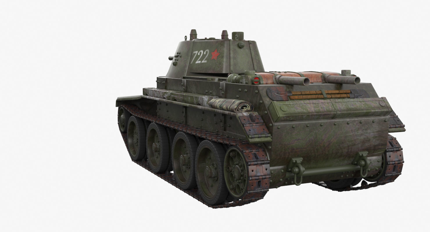 Tank BT 7 Arnold 3D model_49