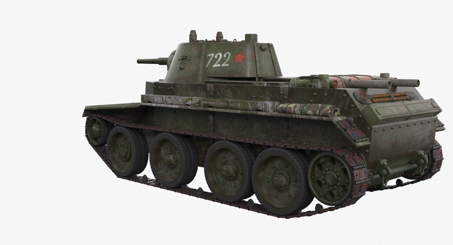Tank BT 7 Arnold 3D model_51