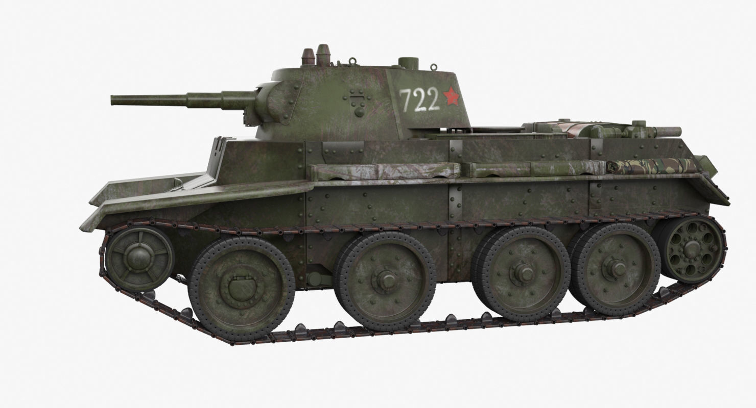 Tank BT 7 Arnold 3D model_57