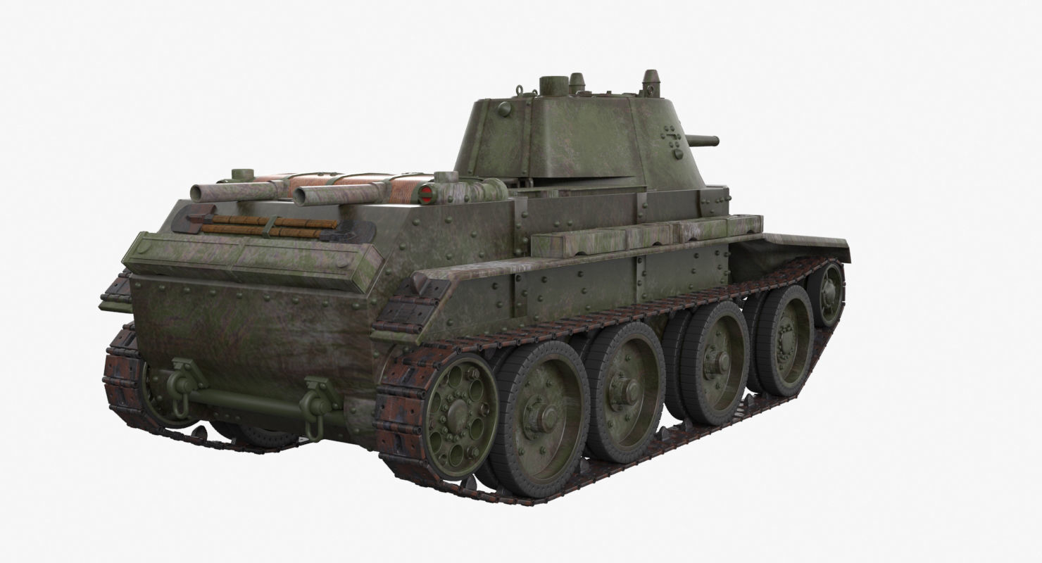 Tank BT 7 Arnold 3D model_43