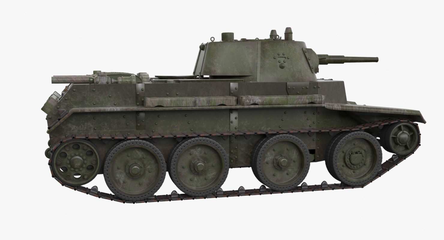 Tank BT 7 Arnold 3D model_39