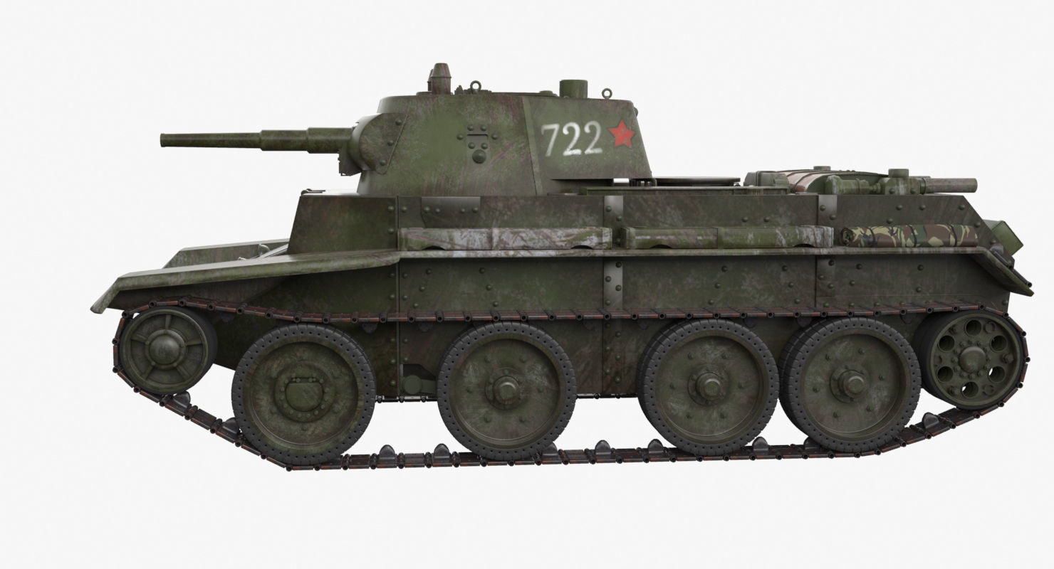 Tank BT 7 Arnold 3D model_56