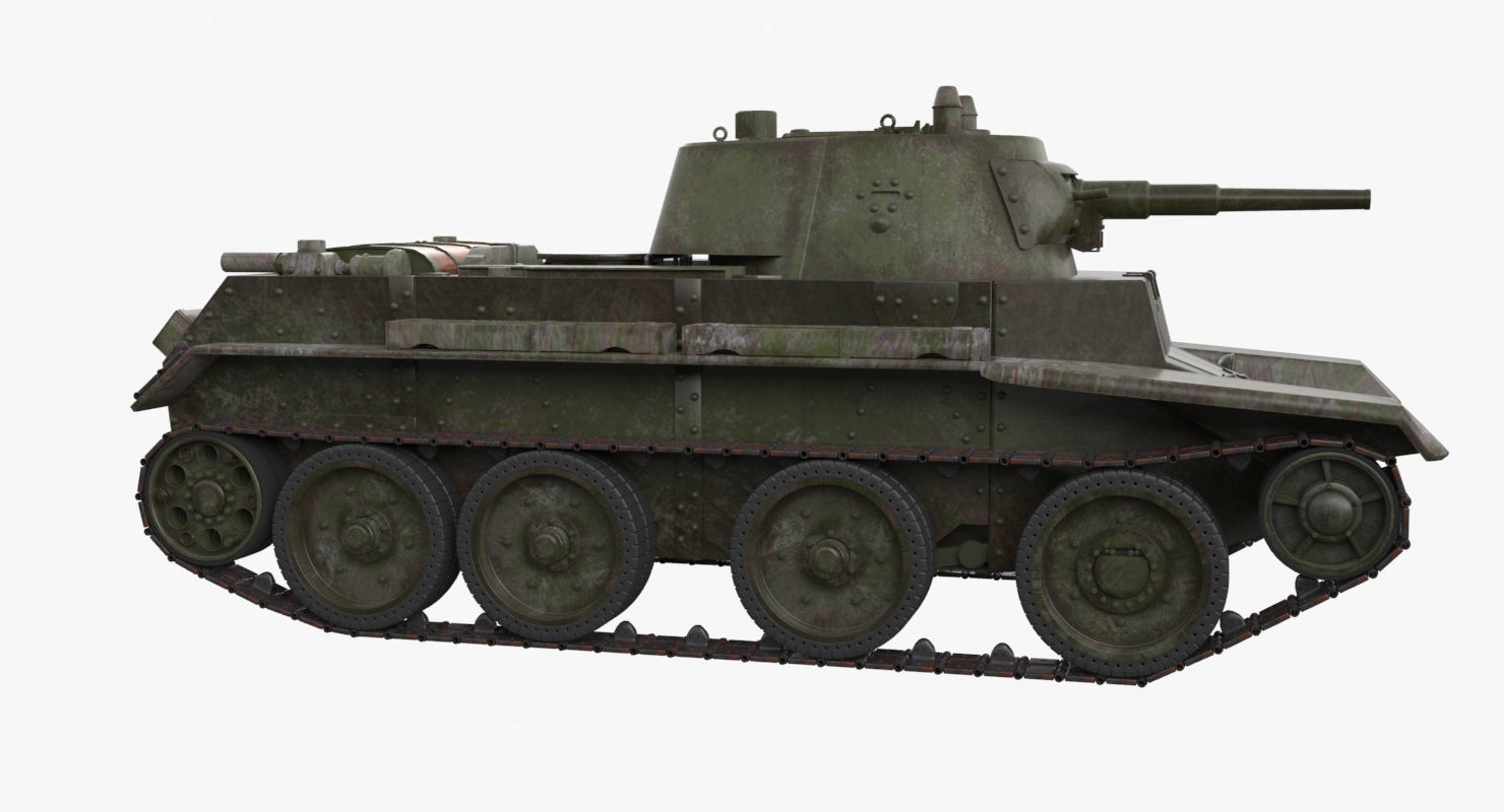 Tank BT 7 Arnold 3D model_36