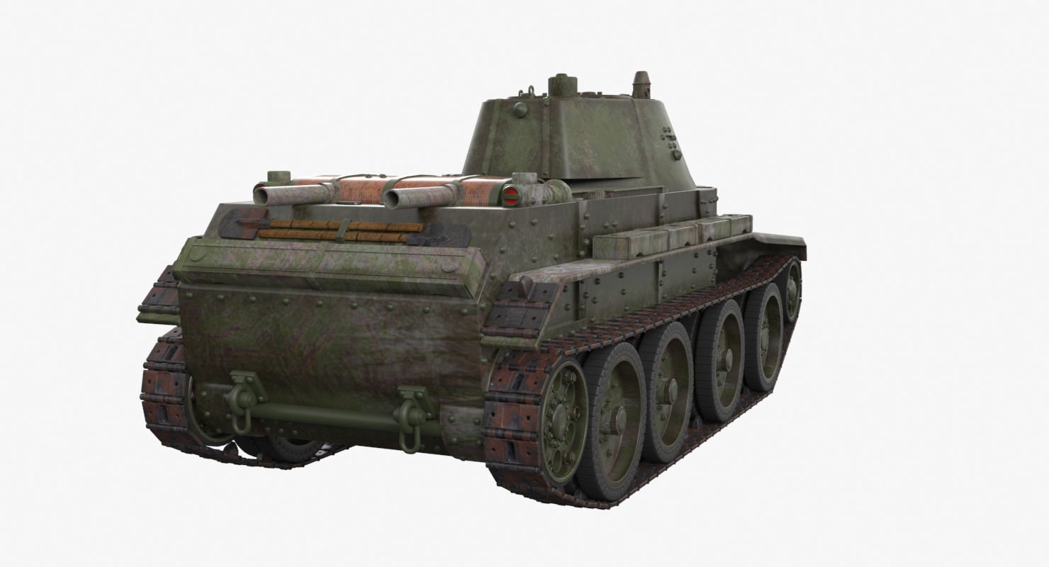 Tank BT 7 Arnold 3D model_44