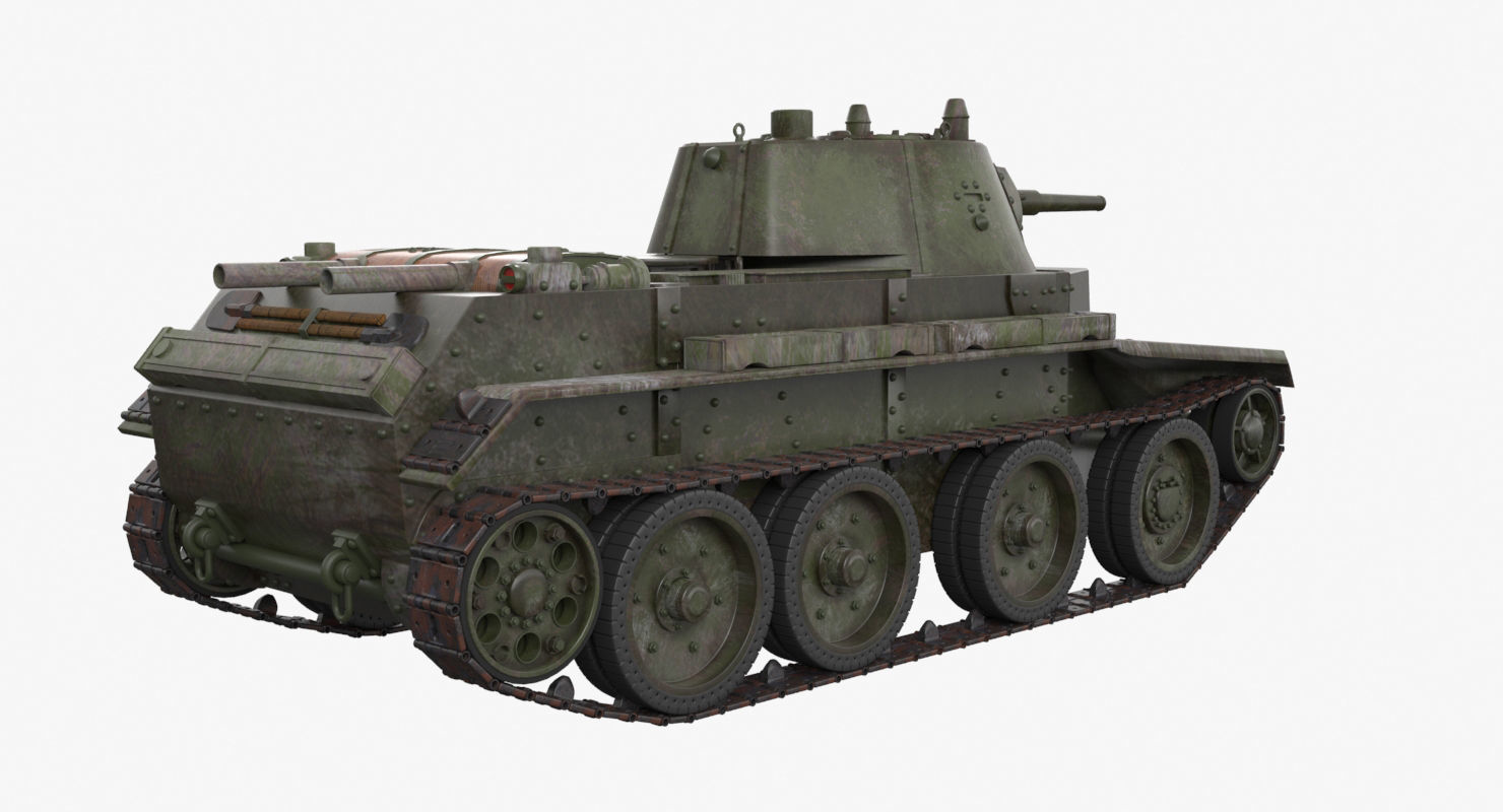 Tank BT 7 Arnold 3D model_42