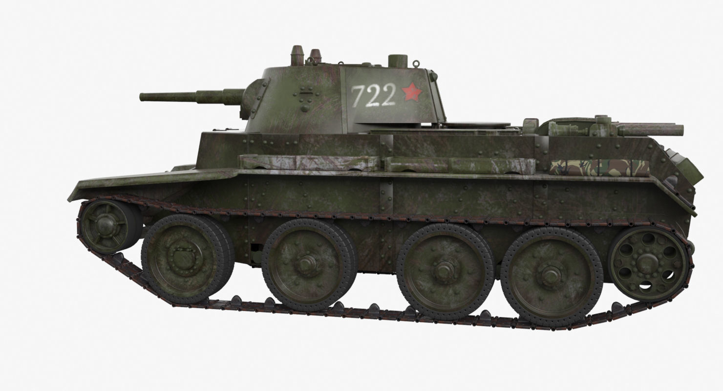 Tank BT 7 Arnold 3D model_54