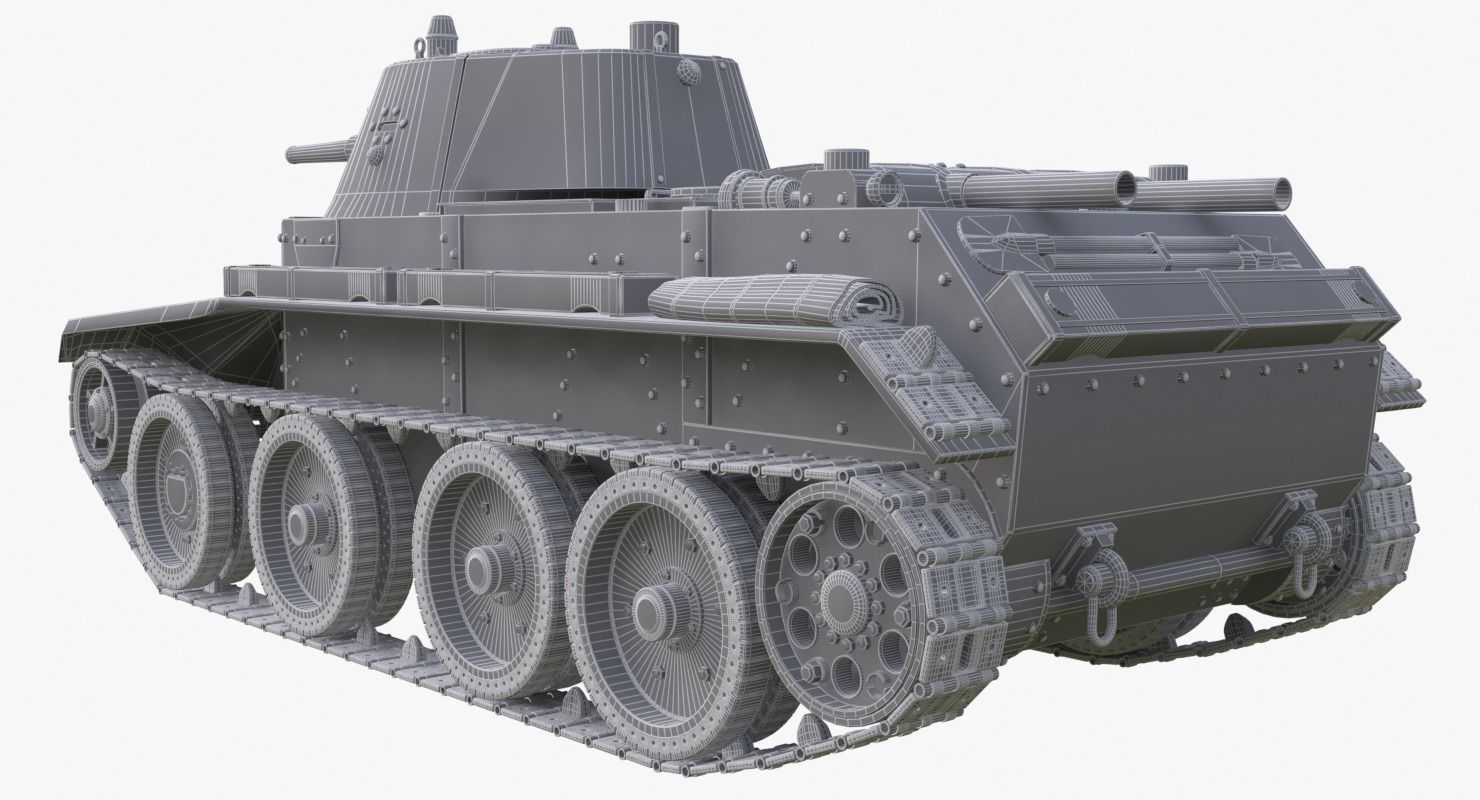 Tank BT 7 Arnold 3D model_19