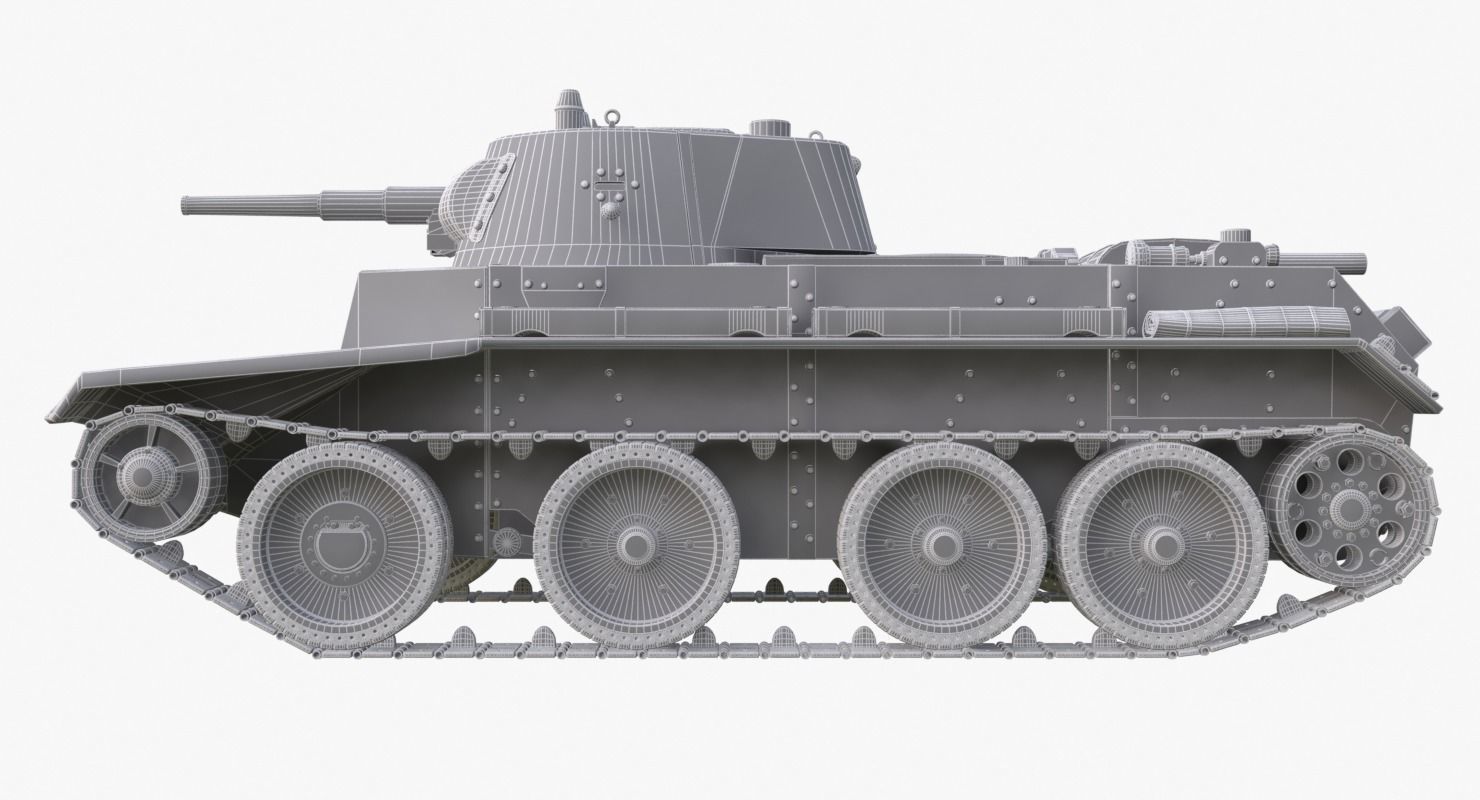 Tank BT 7 Arnold 3D model_18