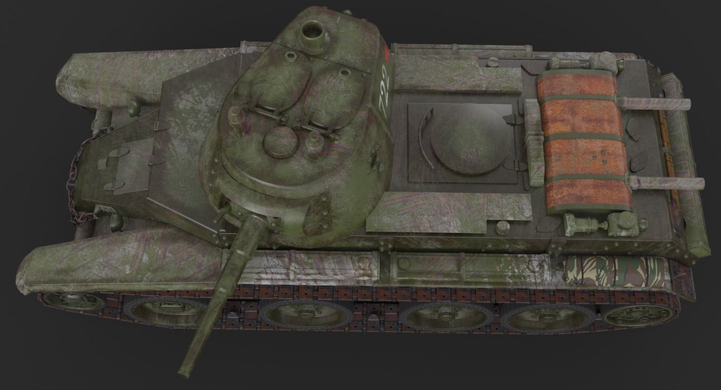 Tank BT 7 Arnold 3D model_13