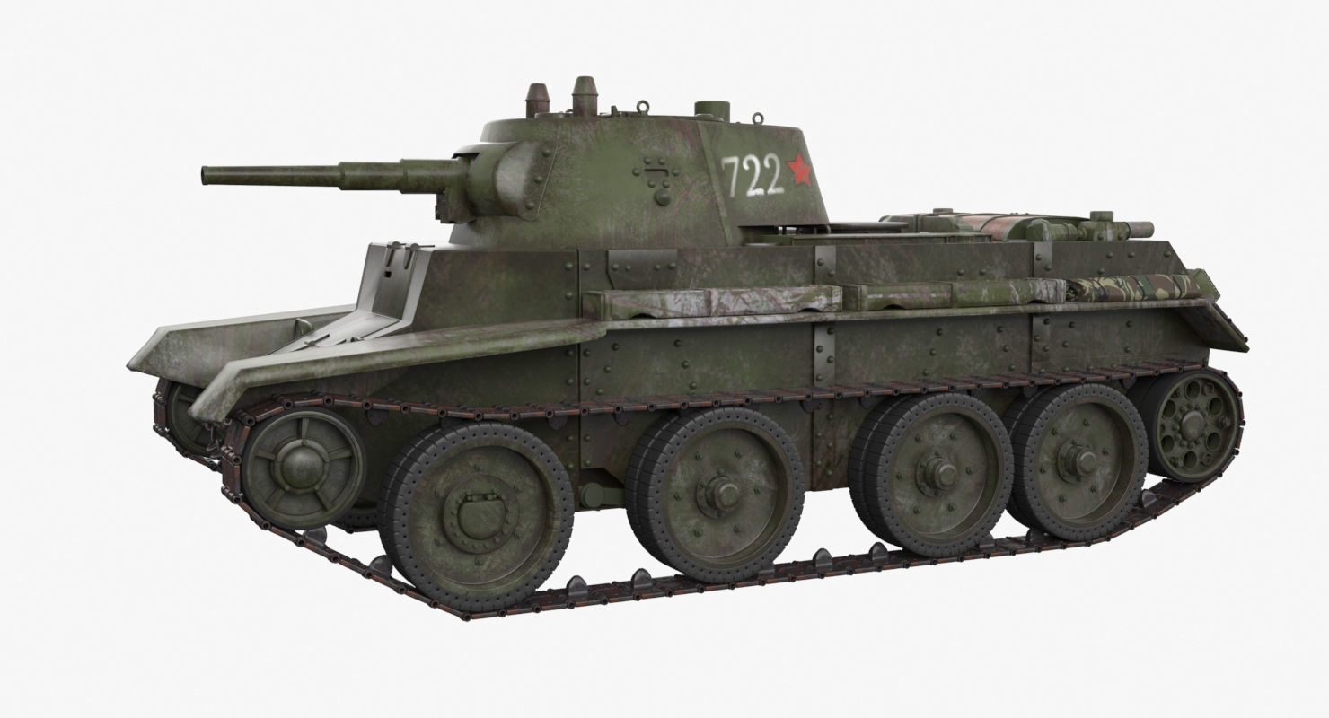 Tank BT 7 Arnold 3D model_58