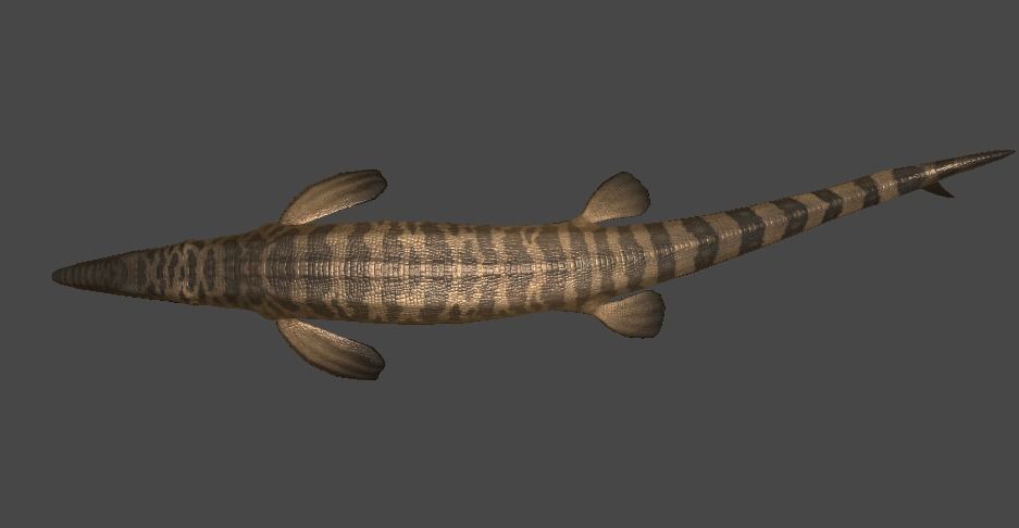 Tylosaurus Asset Pack 3D model_13