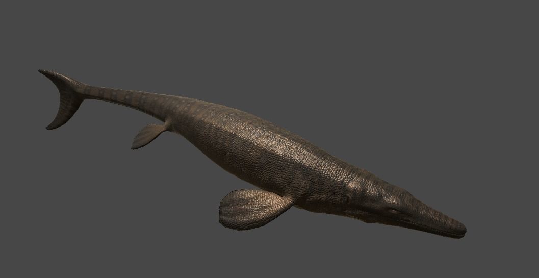Tylosaurus Asset Pack 3D model_15