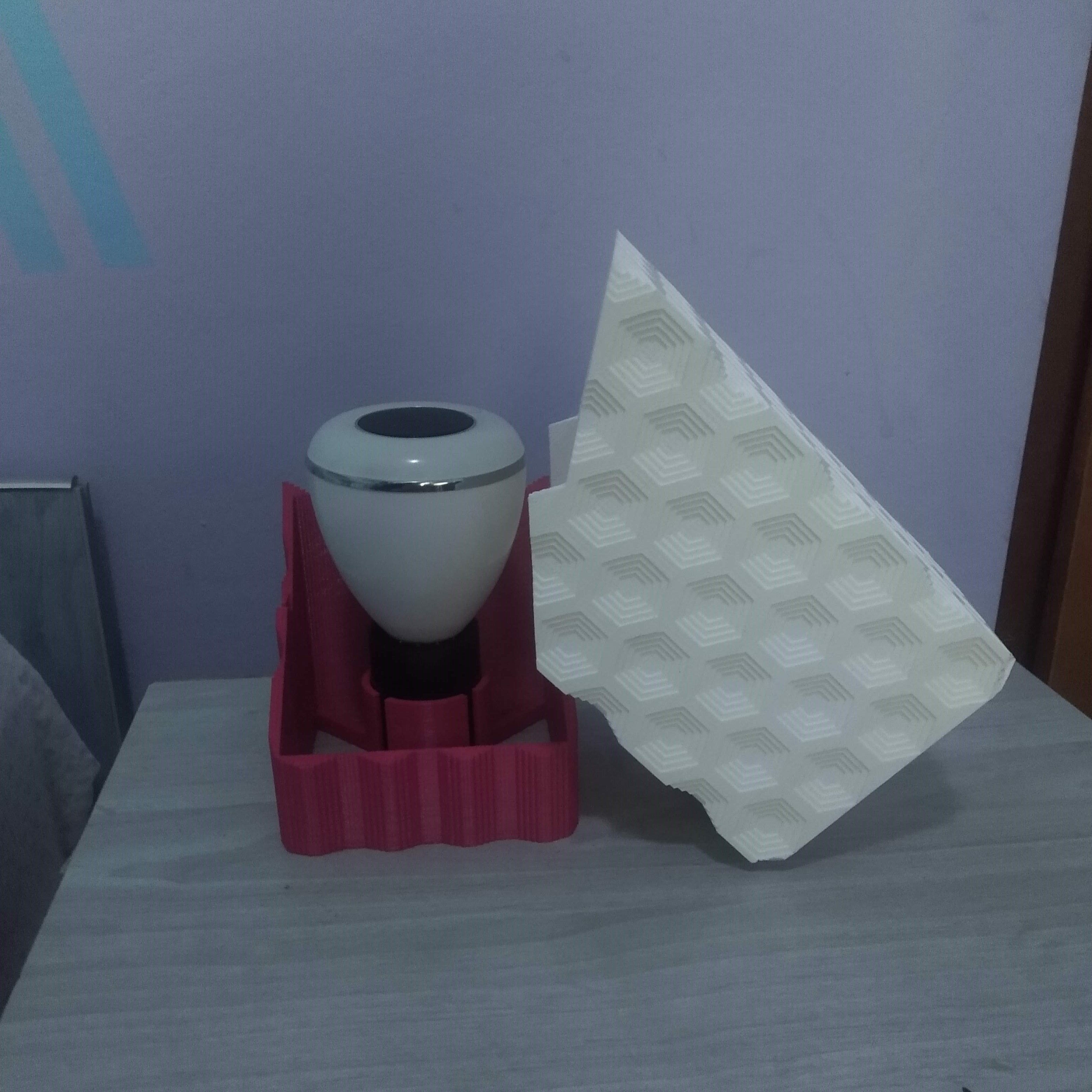 desk lamp hex  3D print model_5